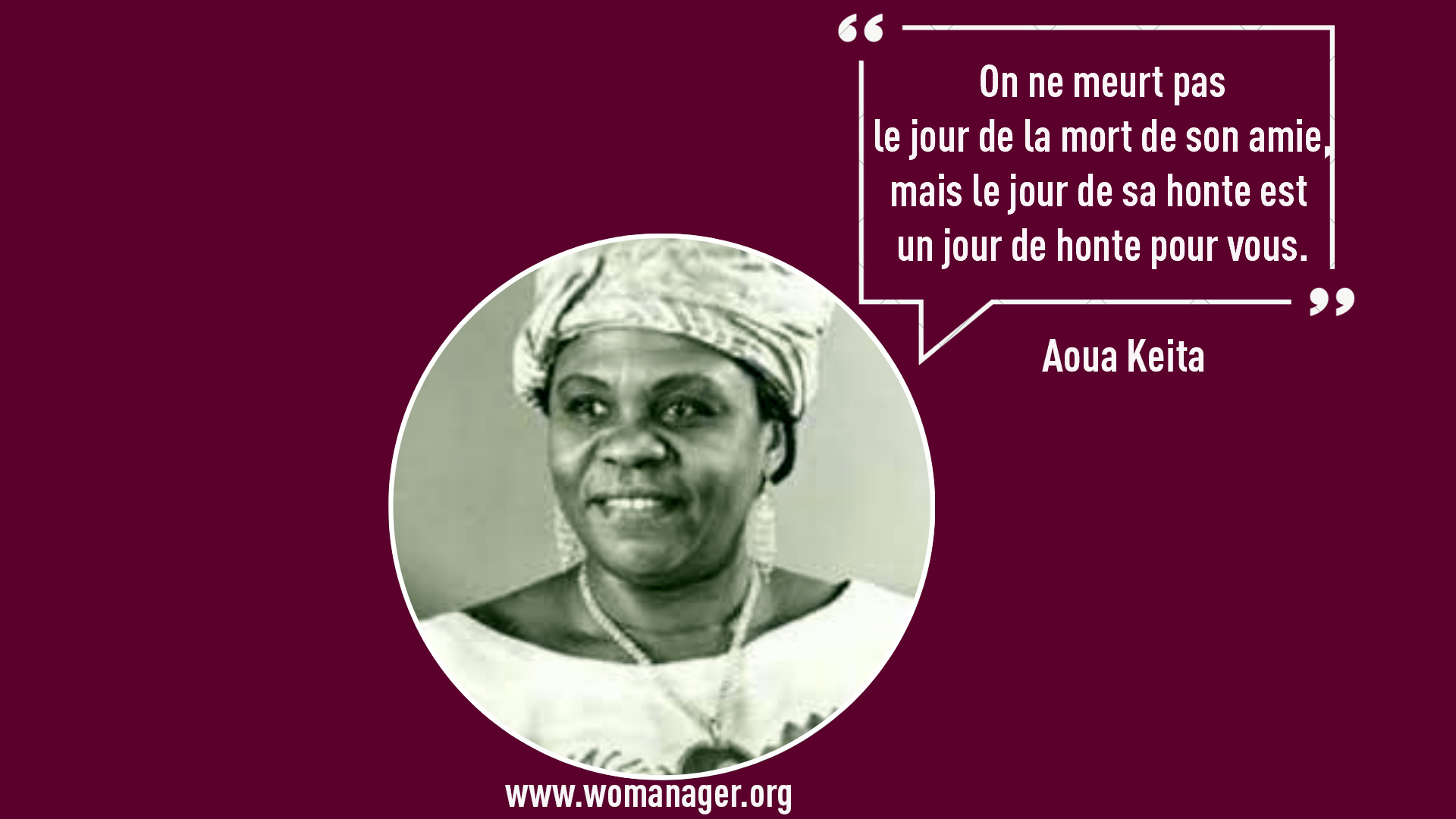 Affiche de Femme Africaine en Or Noir de Luxe, Citations Positives